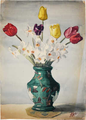 Романова Ольга Александровна (Великая Княгиня). Нарциссы и тюльпаны